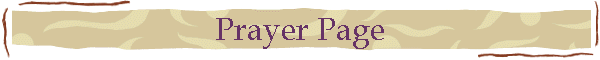 Prayer Page